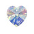 Swarovski 6228 Xilion Heart Pendant Crystal AB 14.4x14mm