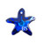 16mm Swarovski 6721 Crystal Bermuda Blue Starfish Pendant