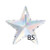 20mm Swarovski 6714 Crystal AB Star Pendant