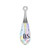 21mm Swarovski 6532 Crystal AB (Rhodium) Pure Drop Pendant