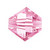 4mm Preciosa MC Rondelle Bead Pink Sapphire 451 69 302