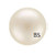 5mm Preciosa Round Pearl Maxima Pearlescent Cream Pearls