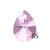 8mm Swarovski 6128 Rosaline Mini Pear Pendant