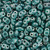 SuperDuo Beads 2.5X5mm Turquoise Dust