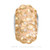 Swarovski BeCharmed Cabachon Bead 80501 Crystal Golden Shadow Matt