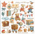 Rub on kit cm 15,5x15,5 - 6 pages (Family) DFLRBX04