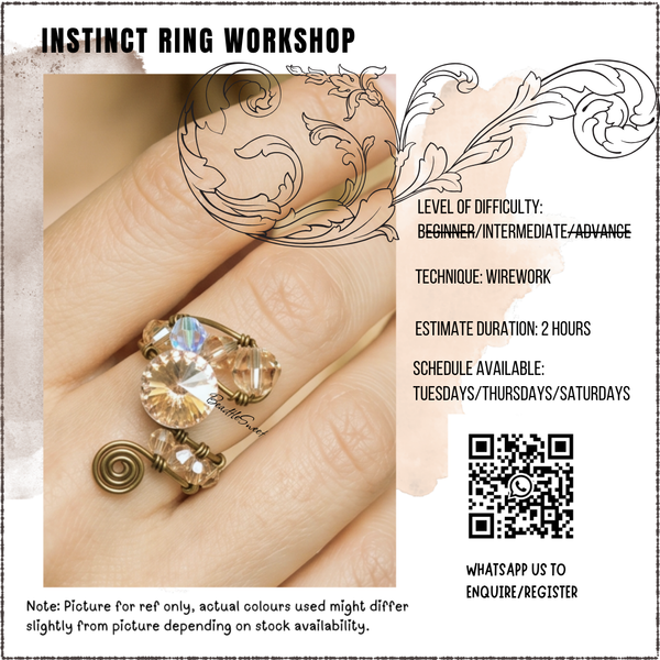 Jewelry Making: Instinct Ring Workshop