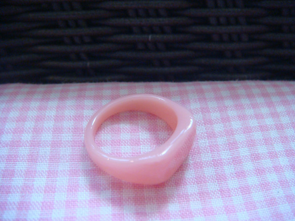 Small Acrylic Ring Finding (Indian Pink)