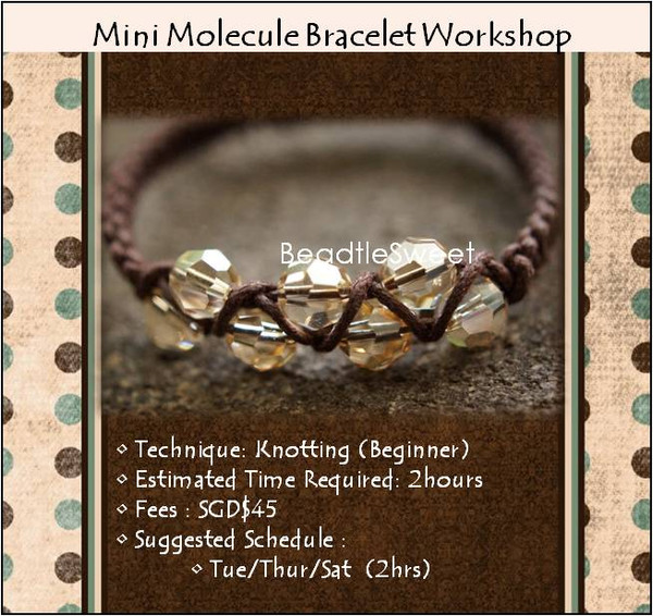 Jewelry Making Workshop : Mini Molecule Bracelet Workshop