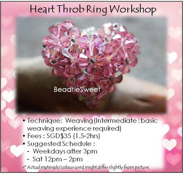 Jewelry Making Course : Heart Throb Ring Workshop