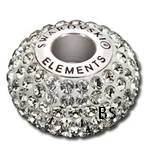 Swarovski BeCharmed Pave Bead 80101 Silvershade