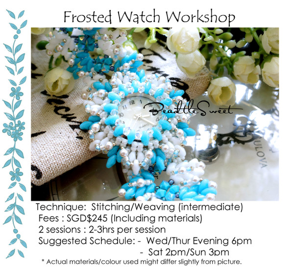 Jewelry Making Workshop: Frosted Watch Workshop