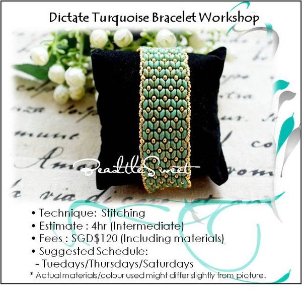 Jewelry Making : Dictate Turquoise Bracelet Workshop