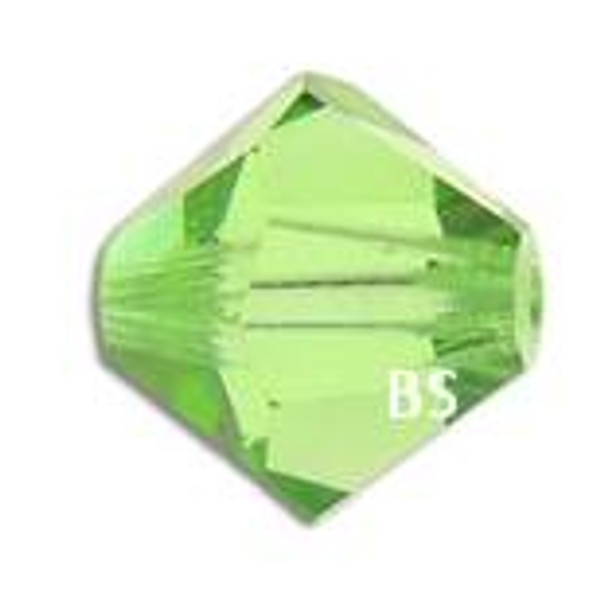 3mm Swarovski 5328 Peridot Bicone Bead