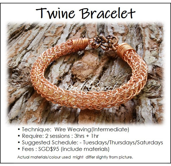 Wire Weaving Course : Twine Bracelet Workshop
