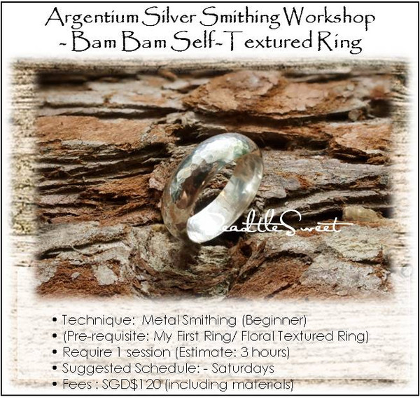 Metal Smithing Course : Bam Bam Self-Textured Ring Workshop