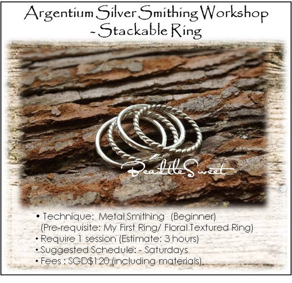 Metal Smithing Course : My Stackable Ring Workshop