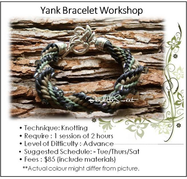 Jewellery Making Course : Yank Bracelet Workshop