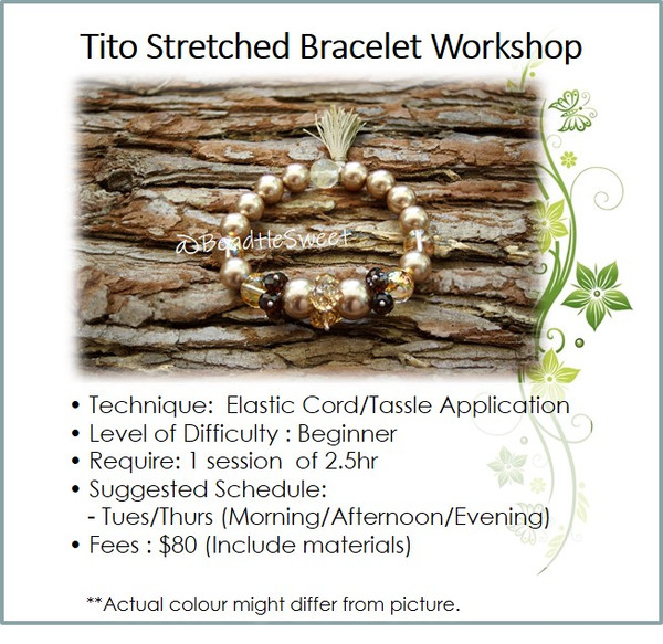 Jewellery Making Course : Tito Stretched Bracelet Workshop