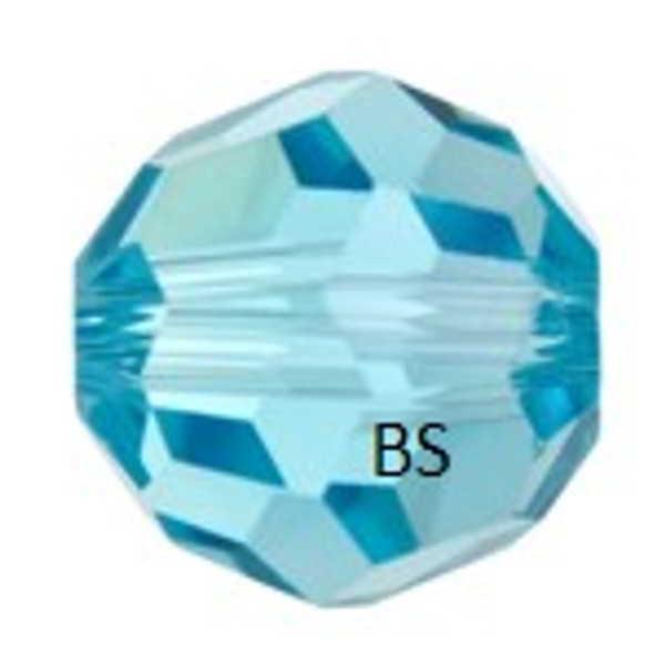 Swarovski 5000 Light Turquoise Round Bead