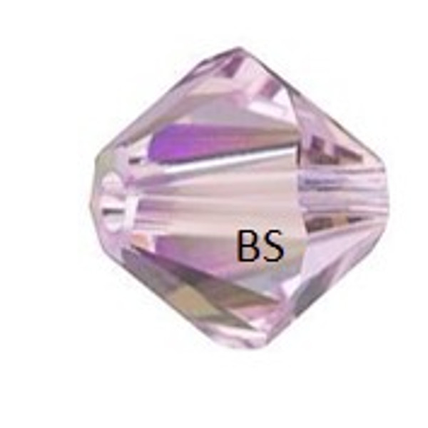 Swarovski 5328 Light Amethyst Shimmer 5mm