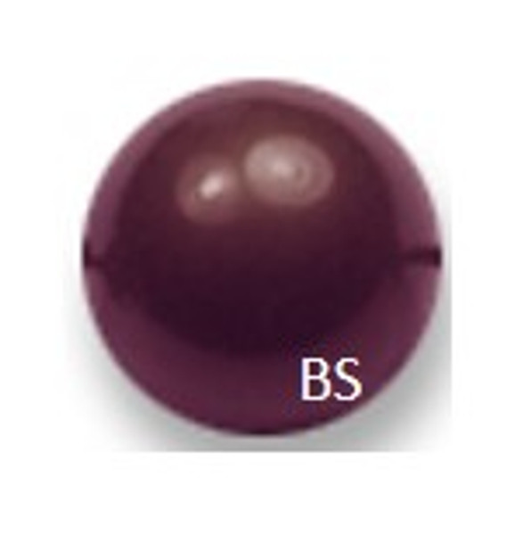 5mm Swarovski 5810 Maroon Pearls