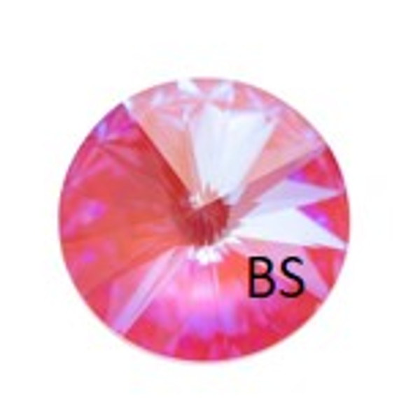 12mm Swarovski 1122 Lotus Pink DeLite Rivoli