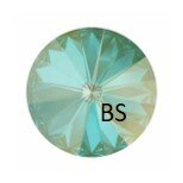 14mm Swarovski 1122 Silky Sage DeLite Rivoli