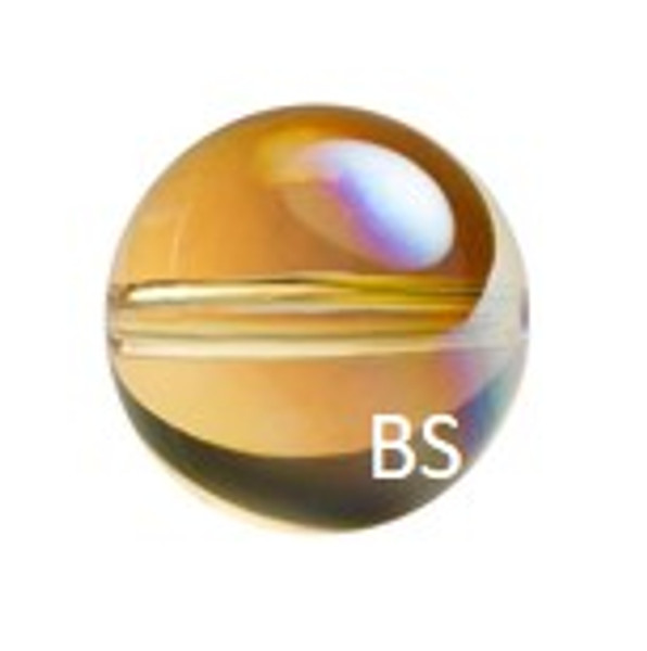 Swarovski 5028/4 Globe Bead Metallic Sunshine 8mm