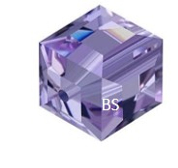 Swarovski 5601 Square Bead Tanzanite 6mm