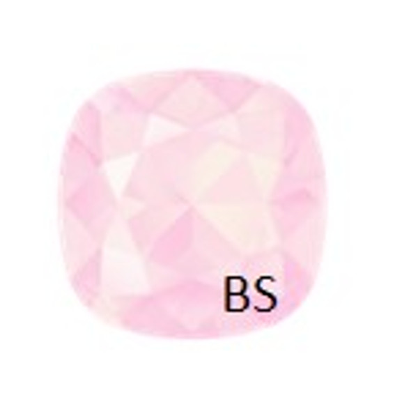 12mm Swarovski 4470 Powder Rose Cushion Square