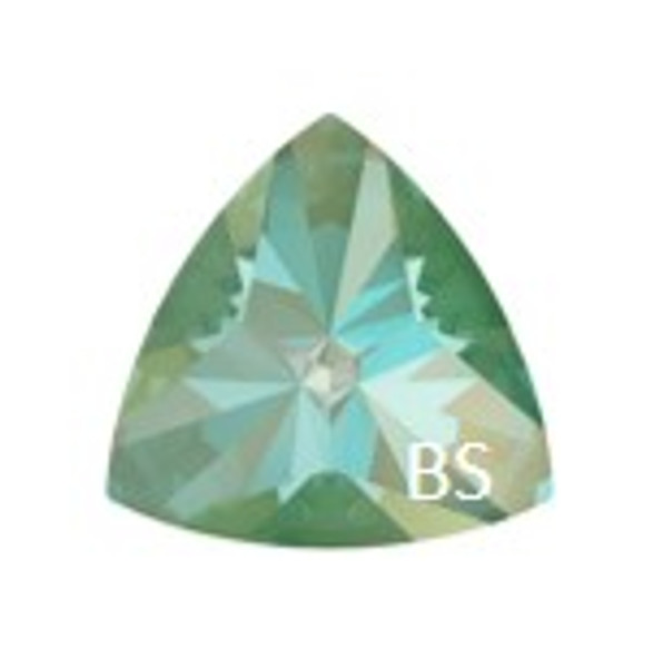 Swarovski 4799 Silky Sage Delite Lacquer Pro 20x20.4mm Kaleidoscope Triangle Fancy Stone