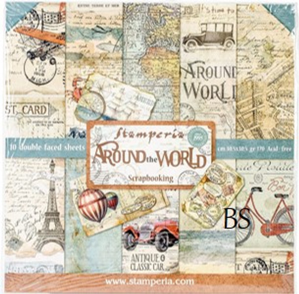 Stamperia Paper Pad - Around the World