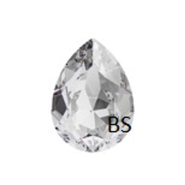 14x10mm Swarovski 4320 Crystal Pear Fancy Stone