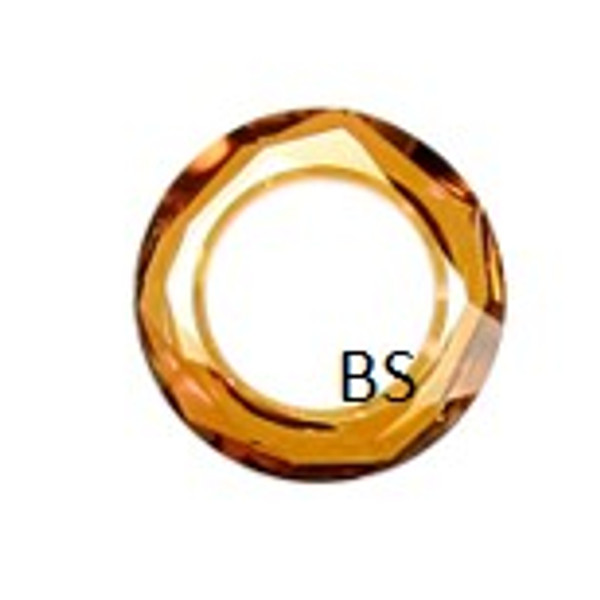 Swarovski 4139 Cosmic Ring Fancy Stone Crystal Copper 14mm