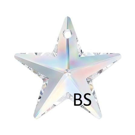 20mm Swarovski 6714 Crystal AB Star Pendant
