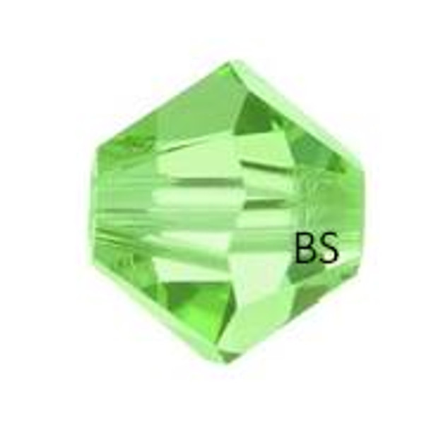 4mm Preciosa MC Rondelle Bead Peridot 451 69 302