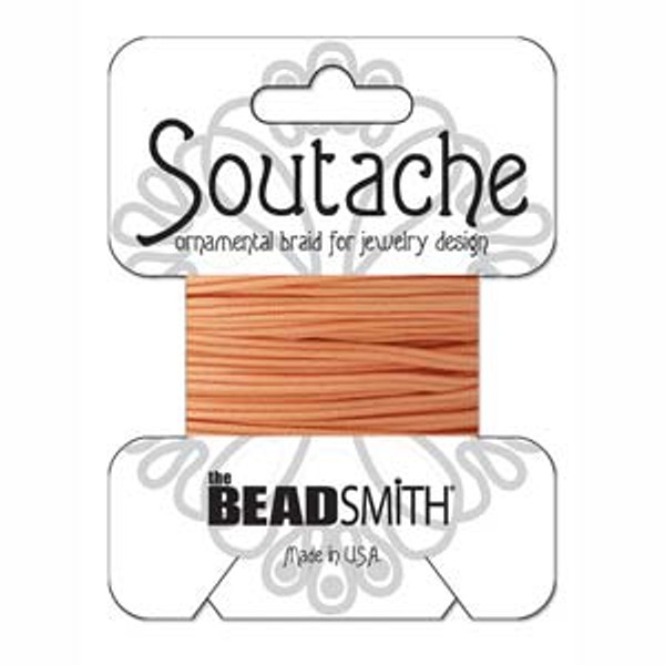 Soutache Rayon Braided Cord (Peach)