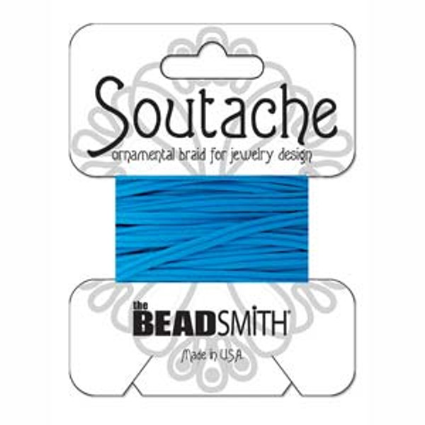 Soutache Rayon Braided Cord (Peacock Blue)