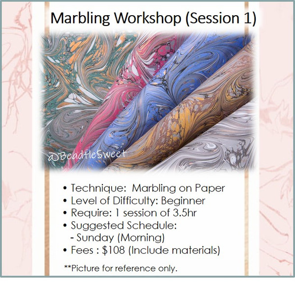 Marbling Course : Paper Marbling Workshop