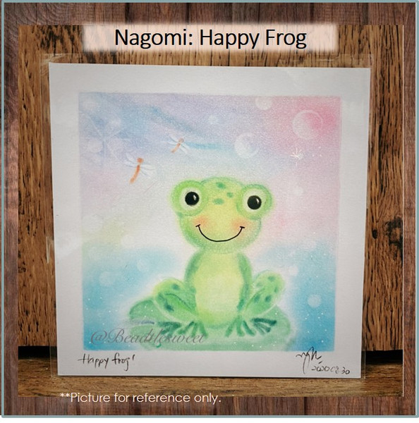 Nagomi Pastel Art : Happy Frog