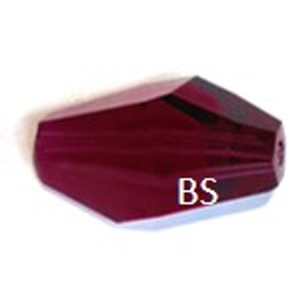 Swarovski 5203 Polygon Bead Siam 12x8mm