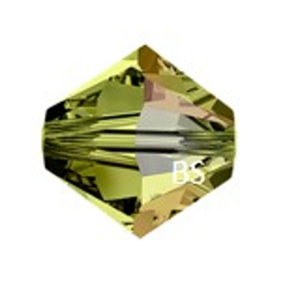 5mm Preciosa MC Rondelle Bead Olivine AB 451 69 302