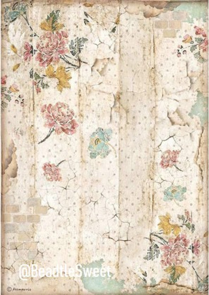  Stamperia Rice Paper DFSA4603 (Alice Wall Texture)
