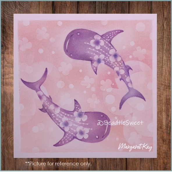 Flower of Crystal Art : Whale Shark in Pink