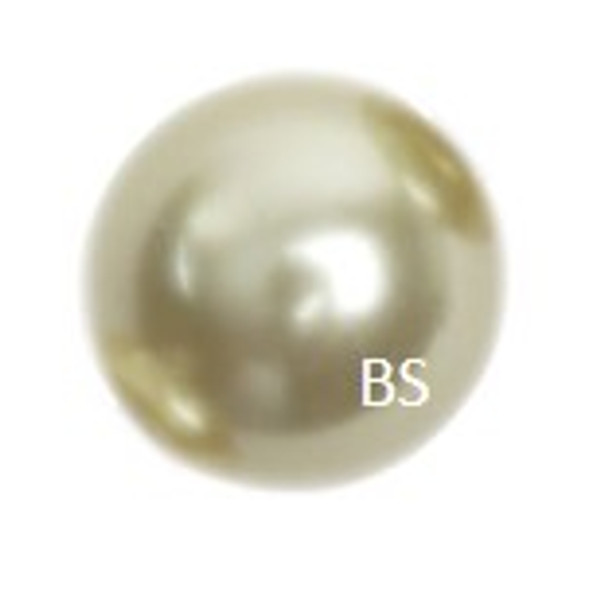 6mm Preciosa Round Pearl Maxima Vanilla Pearls