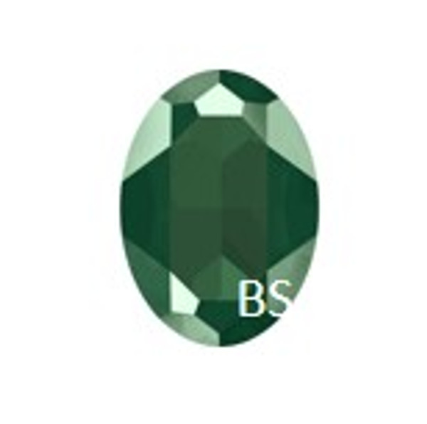 Swarovski 4127 Royal Green 30x22mm Big Oval Fancy Stone