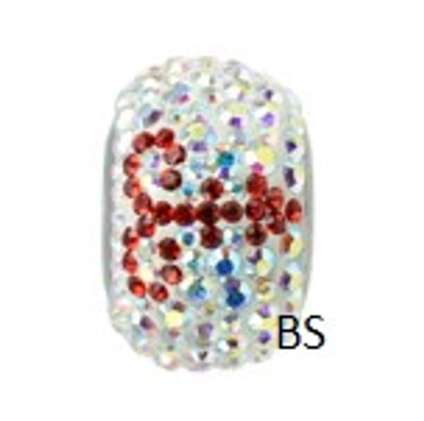 Swarovski Becharmed 84322 Light Siam and Crystal AB