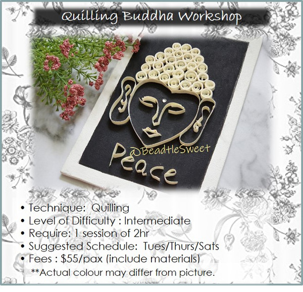 Quilling Course:  Quilling Buddha Workshop