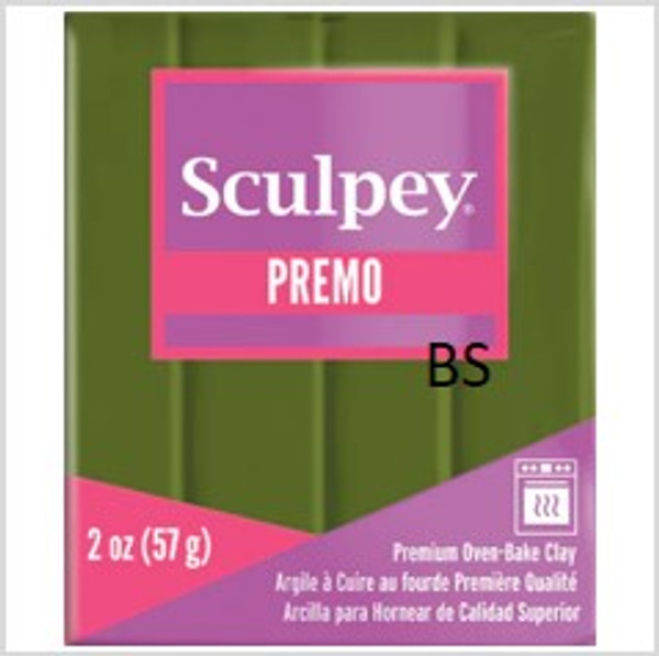 Premo Sculpey® Clay Spanish Olive, 2 oz bar, PE02 5007